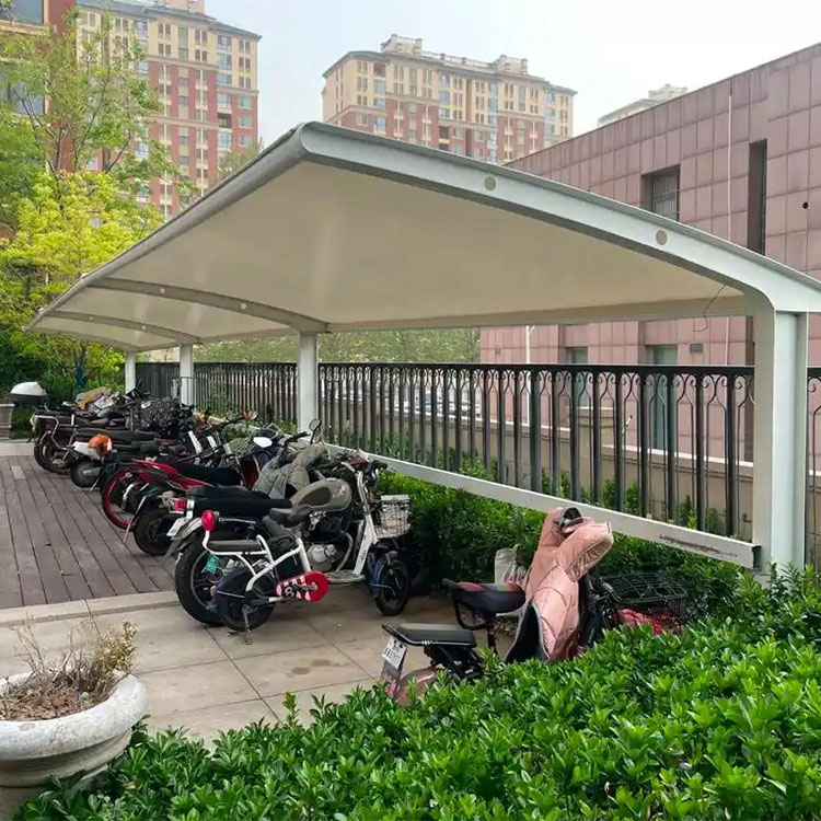 湟源县膜结构电动车棚